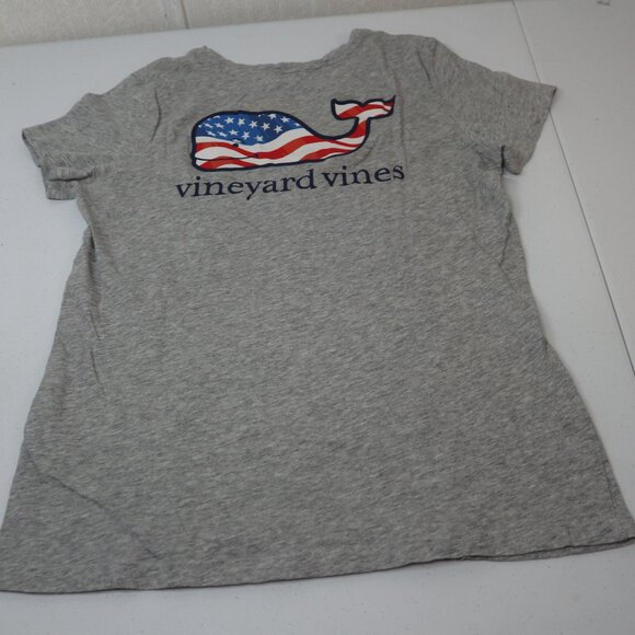 Vineyard Vines Gray Short Sleeve Tee Casual Comfort - Picture 6 of 7